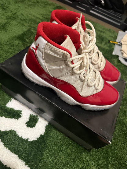 Used Authentic Jordan Cherry 11s